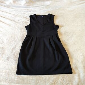 Knit Black Sleeveless Dress